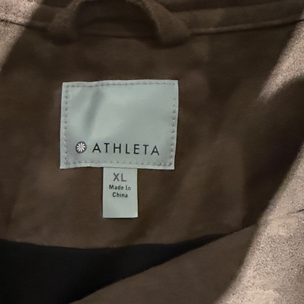 Athleta Helena Suede Moto Jacket - Picture 5 of 6